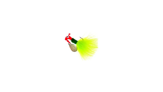 Road Runner Marabou Jig 1/8oz - Red Green Chart