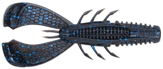 Rapala Crush City Cleanup Craw 3.5" - Black Blue Flake  7pk