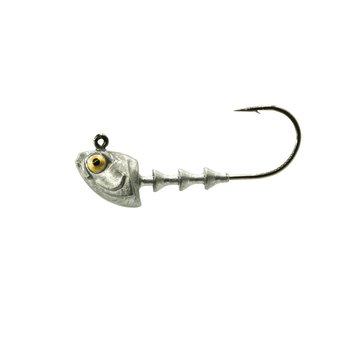 6th Sense Finesse Swimbait Jigheads 1/8oz 1/0 3pc - Raw