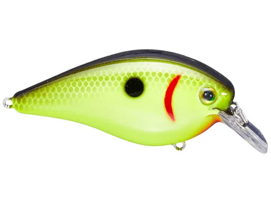 Strike King KVD Square Bill 2.5 - Black Back Chartreuse