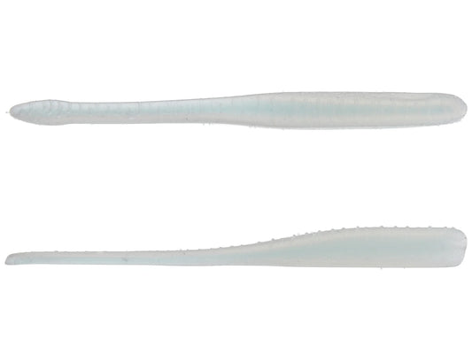 Great Lakes Finesse 4" Drop Worm - Frosted Shad  8pk