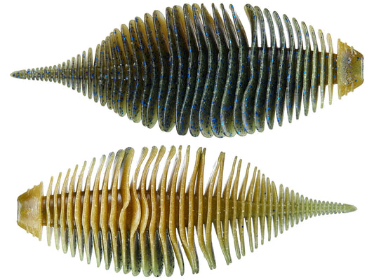 Geecrack Bellows Gill 3.8" - Muddy Gill 5pk