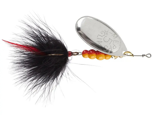 Mepps Dressed Aglia Spinner - 1/12 Black-silver