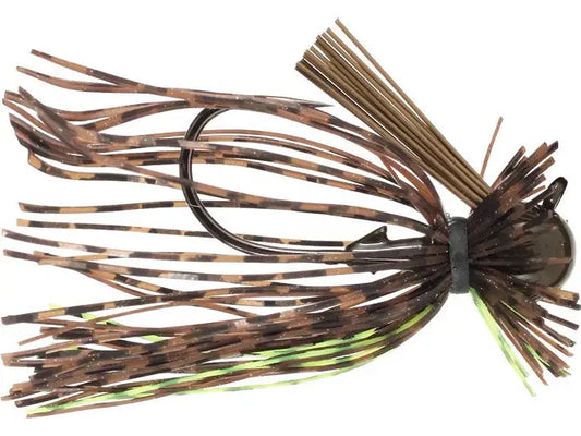 War Eagle Heavy Finesse Jig - 3/8oz Green Pumpkin Chart 2pk