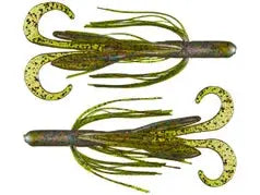 Tightlines UV Fuzzy Rattl'n Hog Rig - Watermelon Red 5pk Tightlines UV