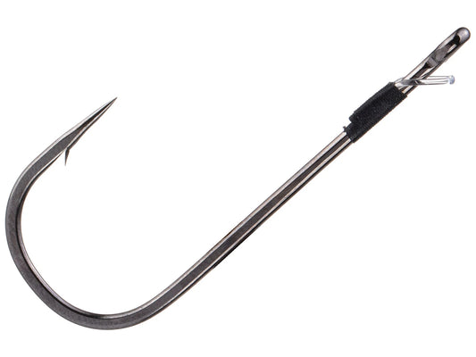 Hayabusa FPPHD Straight Shank Worm Hook 4/0, Black Nickel - 3pc