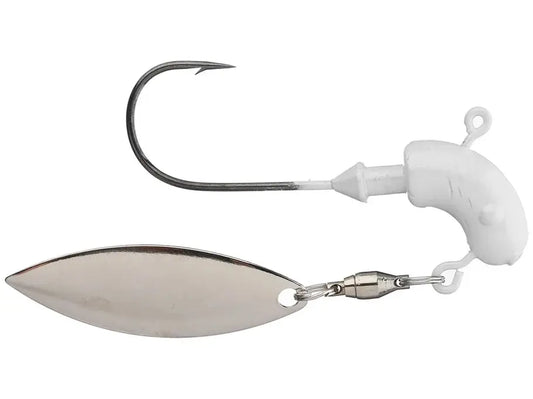Jewel Classic Spin-X - 3/8oz Pearl 1pk - Lucky Lure Tackle