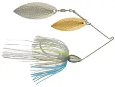 War Eagle Nickel Hammered Blades Double Willow Spinnerbait - 3/8oz Sexxy Shad