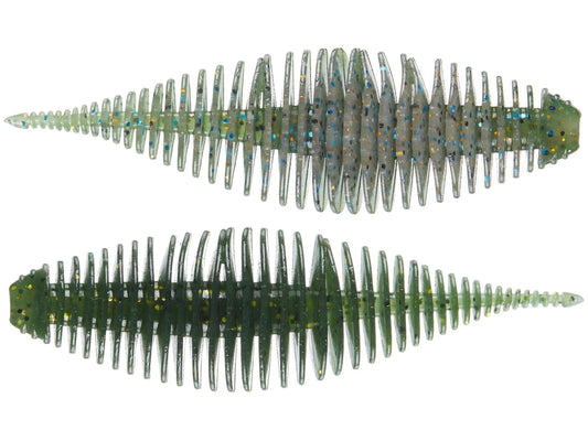 Geecrack Bellows Shad 3.8" - Sunburned Gill 5pk