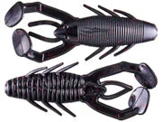 Gene Larew 4.25" Rattlin' CRAWler 6pk - Black Neon