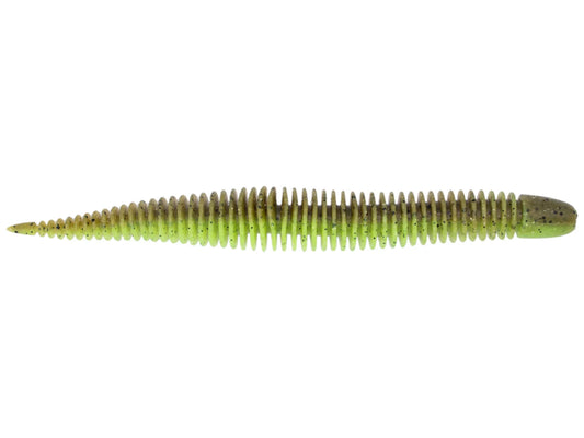 Geecrack Bellows Stick 5.8" - Green Pumpkin Chartreuse 6pk