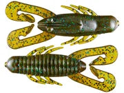 Gene Larew Hammer Craw 8pk -  Green Pumpkin Blue