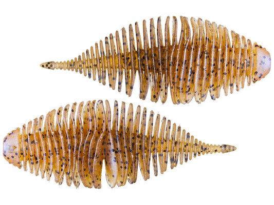 Geecrack Bellows Gill 2.8" - Light Green Pumpkin/Blue Pearl 6pk - Lucky Lure Tackle