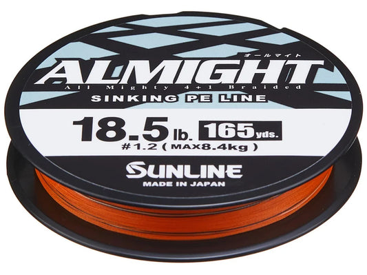 Sunline Almight Sinking Braid 11lb 165yds - Orange