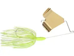 War Eagle Buzzbait - 1/2oz Hot White Chart w/ Gold Blade