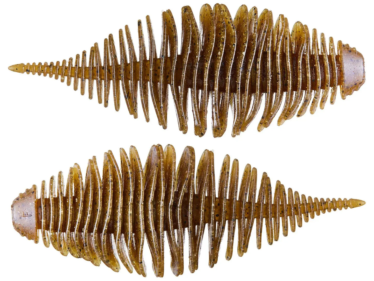 Geecrack Bellows Gill 3.8" - Green Pumpkin 5pk - Lucky Lure Tackle