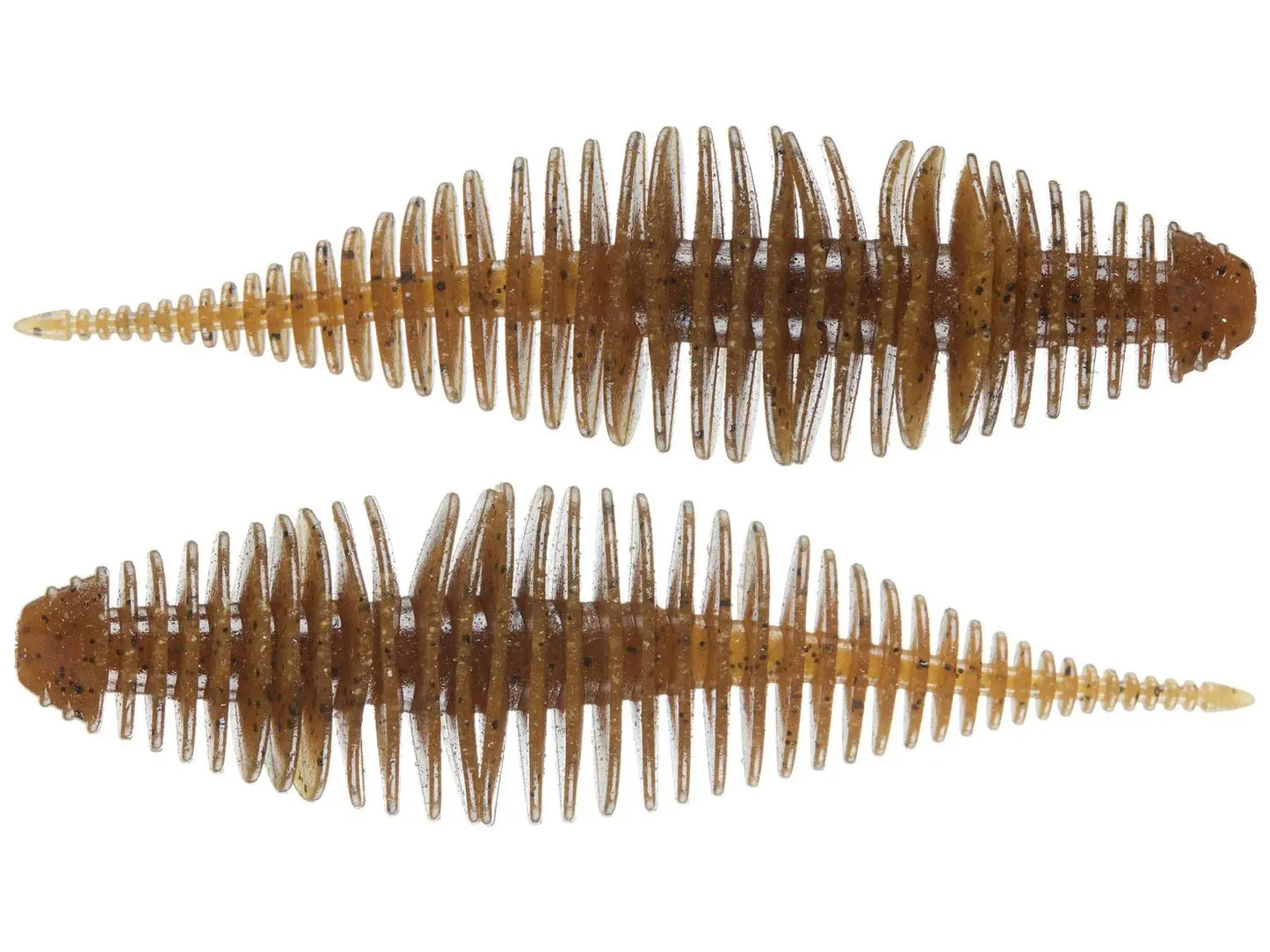 Geecrack Bellows Shad 3.8" - Green Pumpkin 5pk - Lucky Lure Tackle