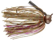 Jewel Heavy Cover Football Jig 5/8oz - Grn Pump Candy/Purp Flash  2pk