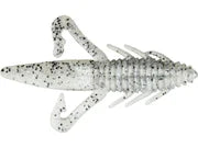 Gene Larew 4.25" Biffle Bug 8pk - Pearl Pepper