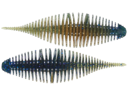Geecrack Bellows Shad 3.8" - Muddy Gill