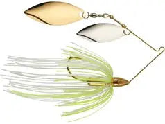 War Eagle Gold Screamin Eagle Spinnerbait - 1/2oz Hot White Chart
