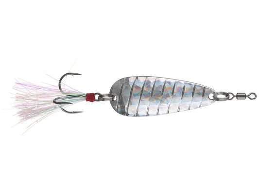 Nichols Lures Mojo Spoon - Shattered Glass Silver