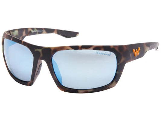 WaterLand Milliken Sunglasses - WaterWood - Blue Mirror