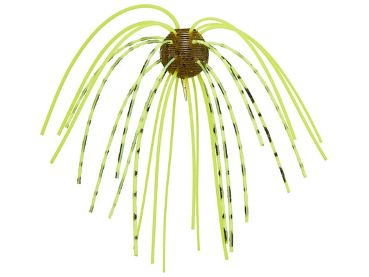 Geecrack Imokemushi Cue Bomb 1.2" - Green Pumpkin/Bite Chartreuse