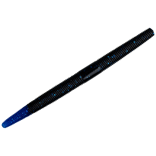 Strike King Shim-E-Stick - Black Blue w/ Blue Tip 7pk