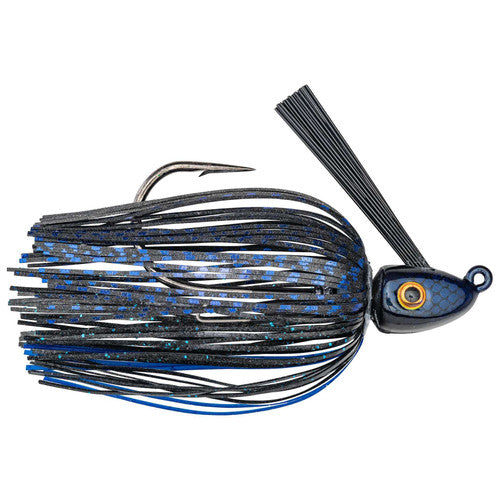 Strike King Hack Attack Heavy Cover Jig 1/2oz - Black Blue