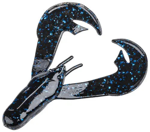 Strike King Rage Chunk 3" - Black Blue Flake  7pk - Lucky Lure Tackle