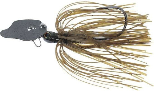 Strike King Tungsten Thunder Cricket Vibrating Swim Jig 1/2oz - Green Pumpkin