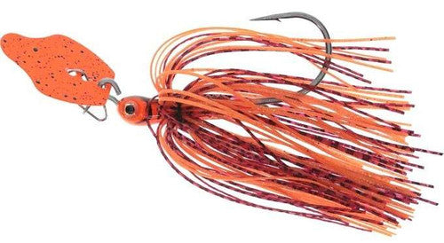 Strike King Tungsten Thunder Cricket Vibrating Swim Jig 1/2oz - Fire Craw