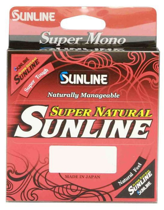 Sunline Super Natural Monofilament 16lb 660yds - Clear