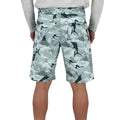 AFTCO Tactical Fishing Short Mens 32 Grey Camo