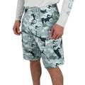 AFTCO Tactical Fishing Short Mens 32 Grey Camo