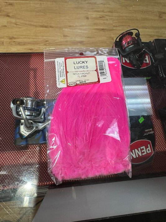 Wapsi Neck Hackle - FL Pink