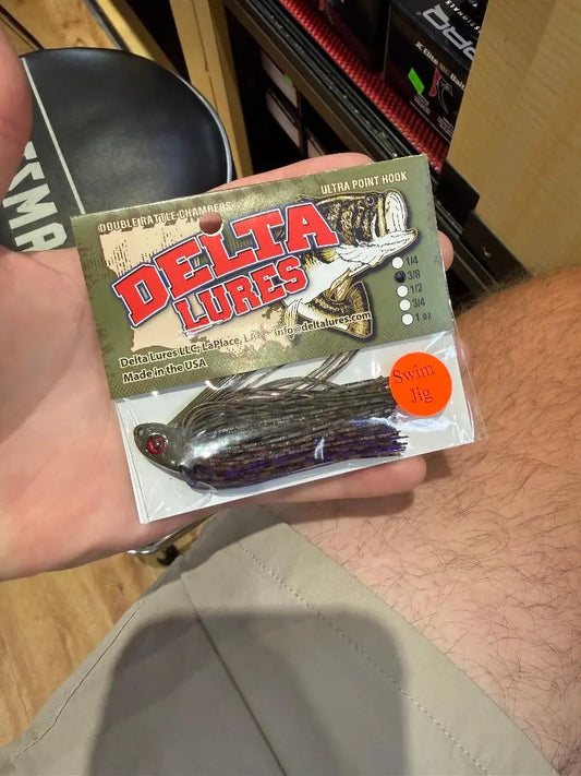 Delta Lures Swim Jig 1/2oz - Green Pumpkin Peanut Butter/Jelly