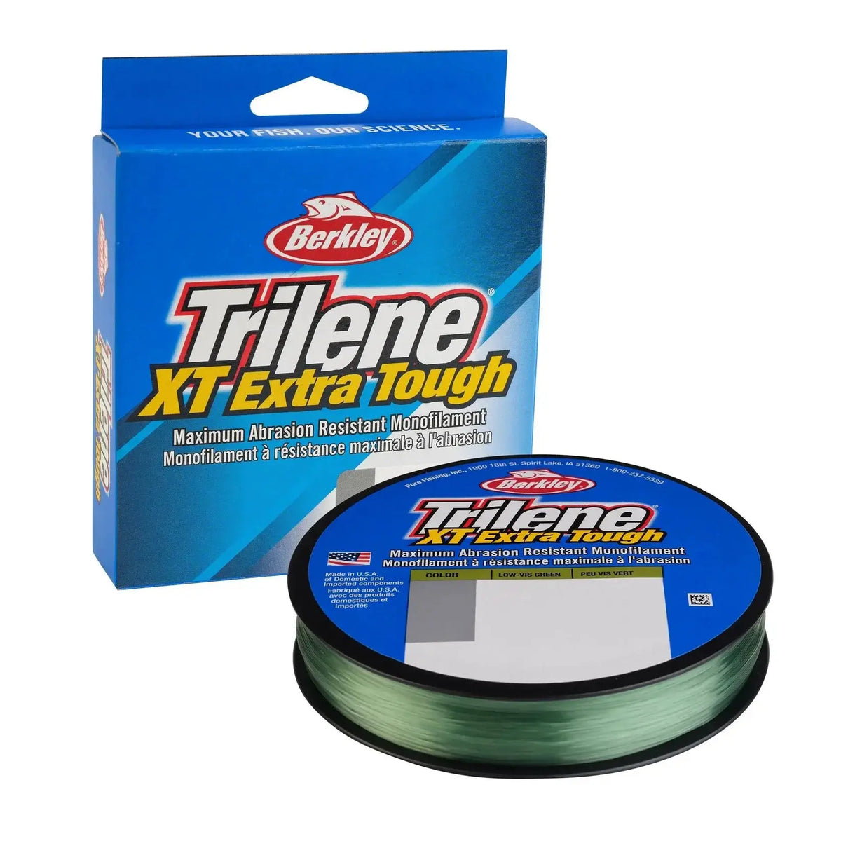 Berkley Trilene XT Monofilament Line Lo-Vis Green